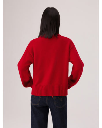 levi's® 2026 新年限定v領毛衣 | 女裝 006Q50001XS- Red  – Levi's 香港