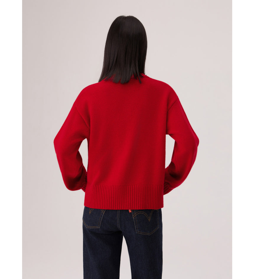 levi's® women's cny v-neck sweater 006Q50001XS- Red – Levi's Hong Kong