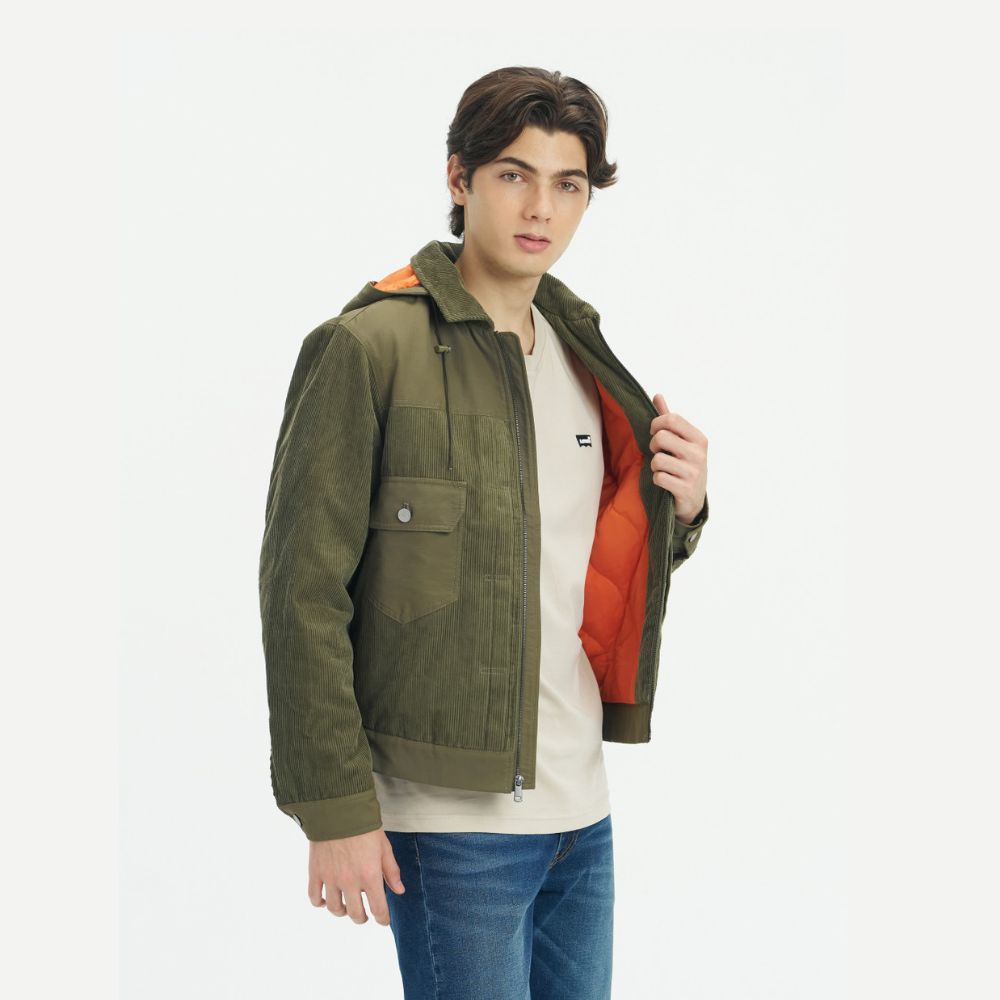 levi's® 棉質外套|男裝 004YS0001S- Green – Levi's 香港