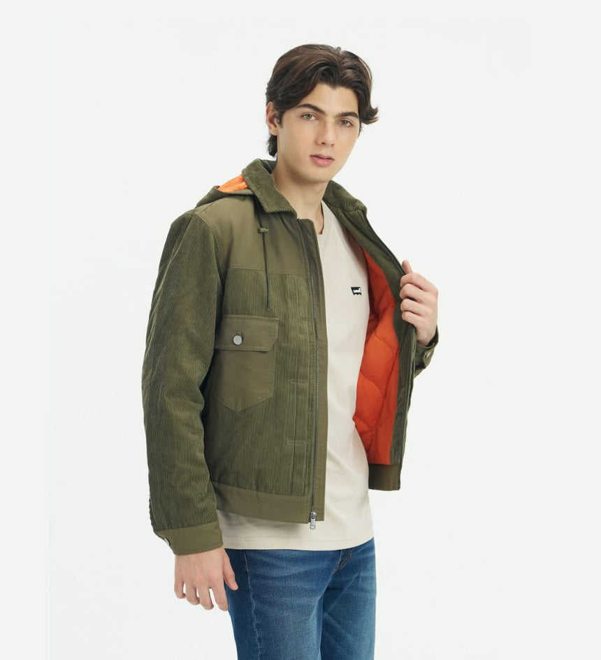 levi's® men's cotton jacket 004YS0001S- Green – Levi's Hong Kong