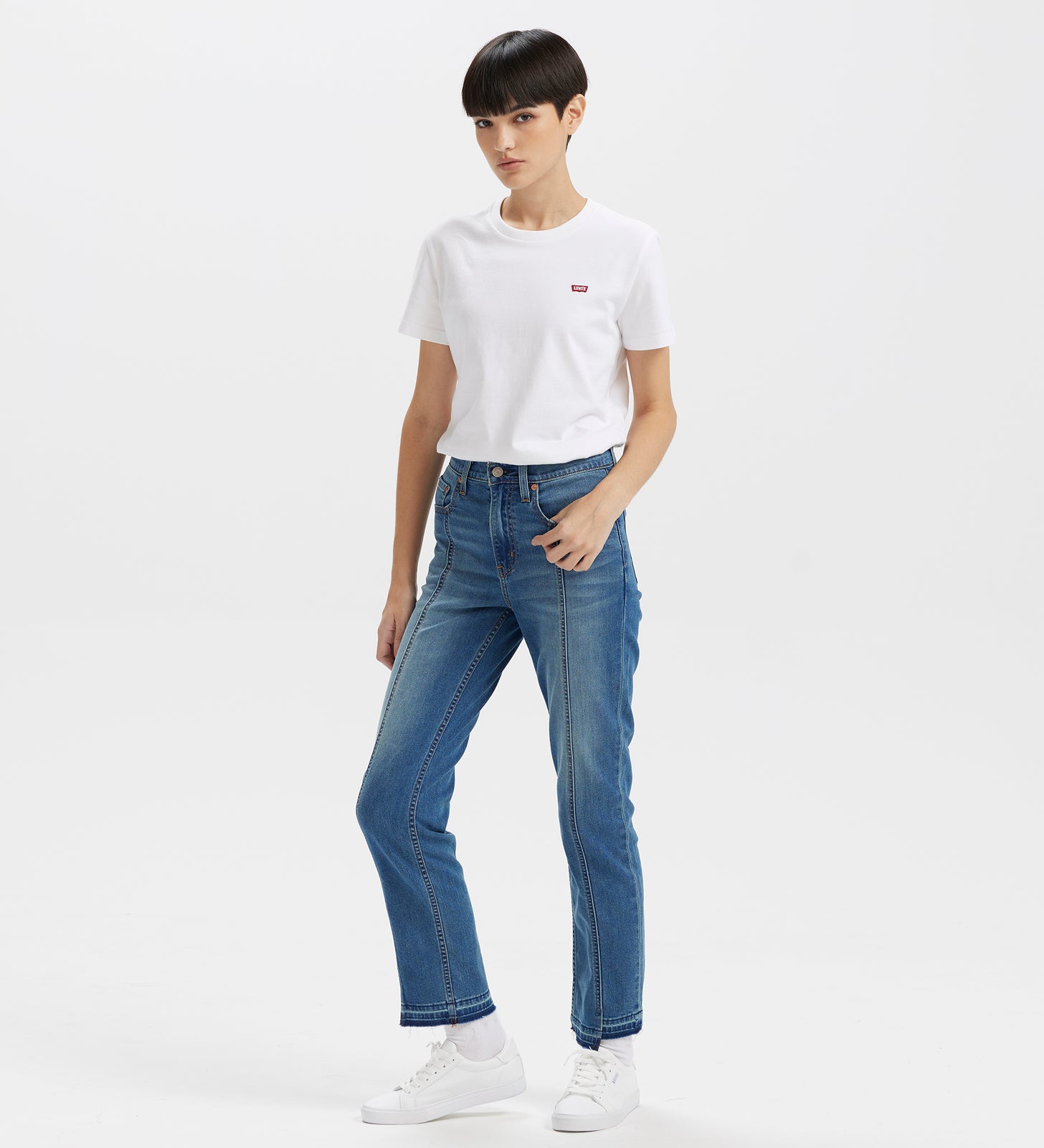 levi’s®  boyfriend中腰錐形牛仔褲 | 女款 1988703892527 Indigo – Levi's 香港