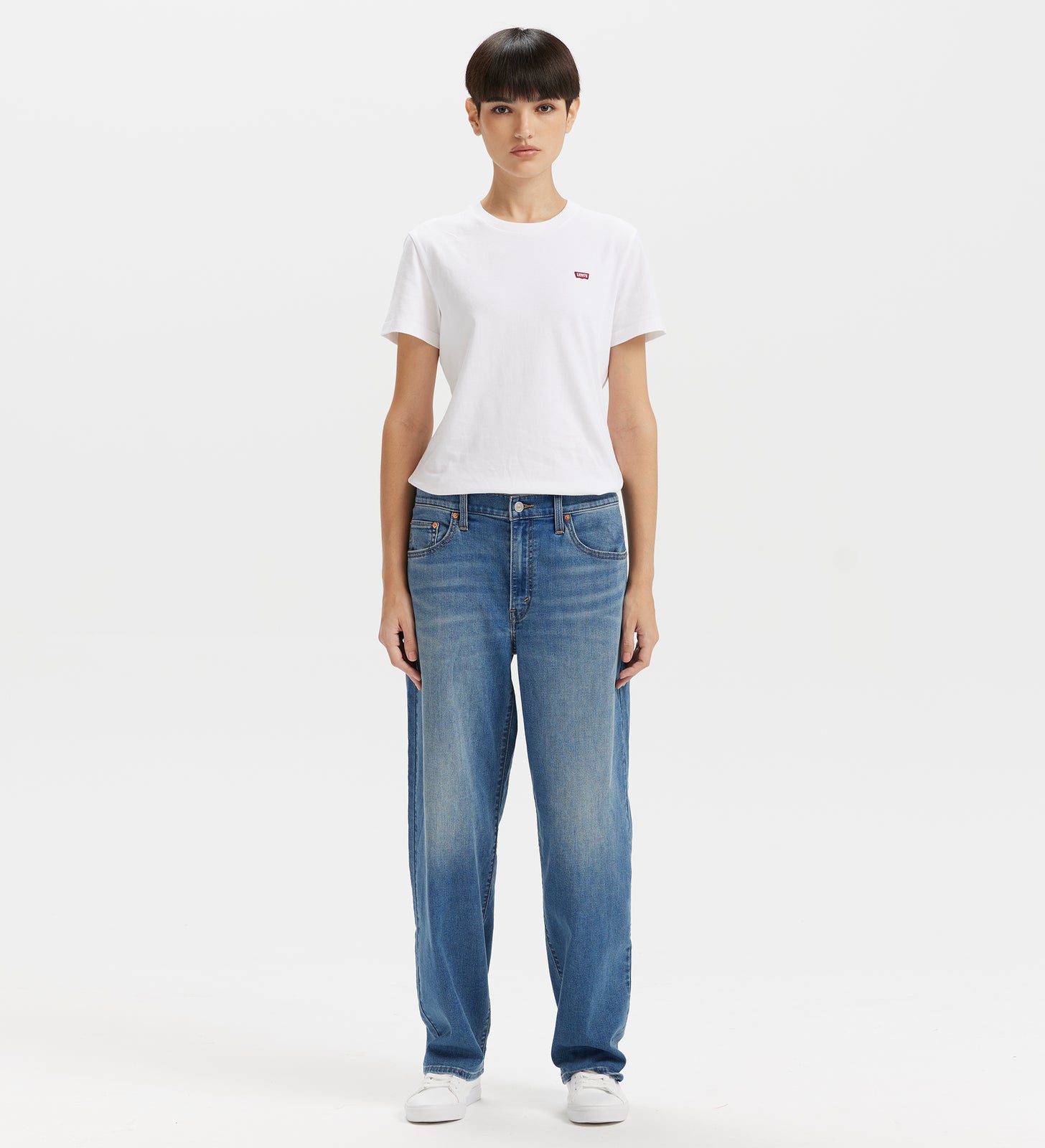 levi’s® baggy dad 中腰寬鬆直筒牛仔褲  | 女款 A349400732330 Indigo – Levi's 香港