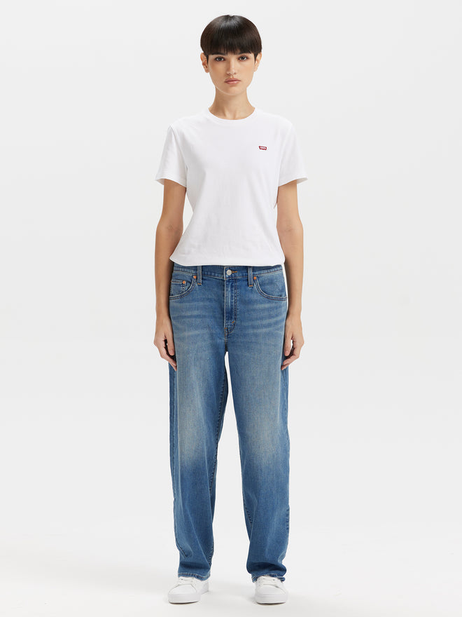 levi’s® women's baggy dad mid-rise straight jeans A349400732330 Indigo  – Levi's Hong Kong