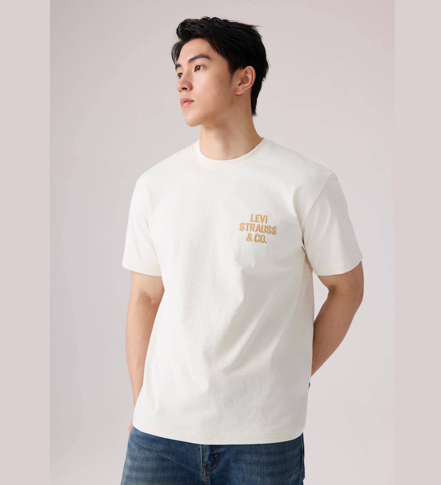 levi's® chest logo relax fit tee 006Q00000XS- White – Levi's Hong Kong