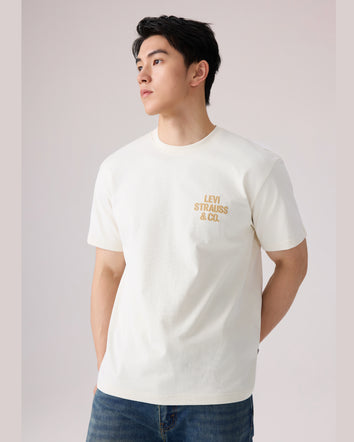  levi's® 胸口 logo 寬鬆 t恤 | 男裝 006Q00000XS- White  – Levi's 香港