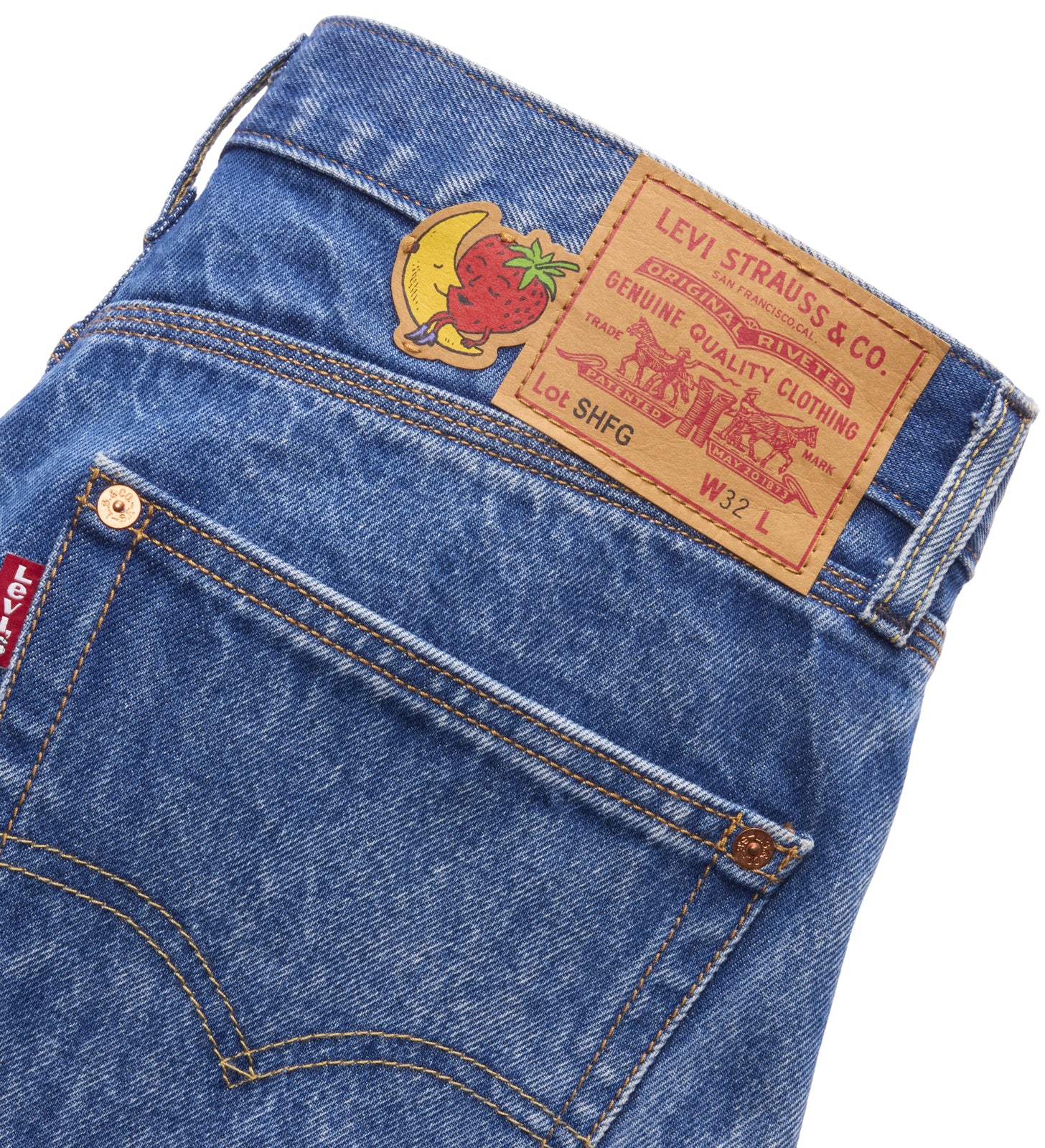 levi’s® x sky high farm goods 闊身工裝短褲 005S2000029- Blue – Levi's 香港