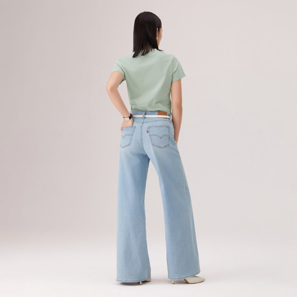 levi's® 728™ high rise wide leg jeans 0039B00262430 Light Wash – Levi's Hong Kong