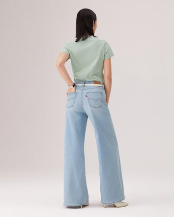  levi's® 728™ 高腰超寬腿牛仔褲 | 女裝 0039B00262430 Light Wash  – Levi's 香港