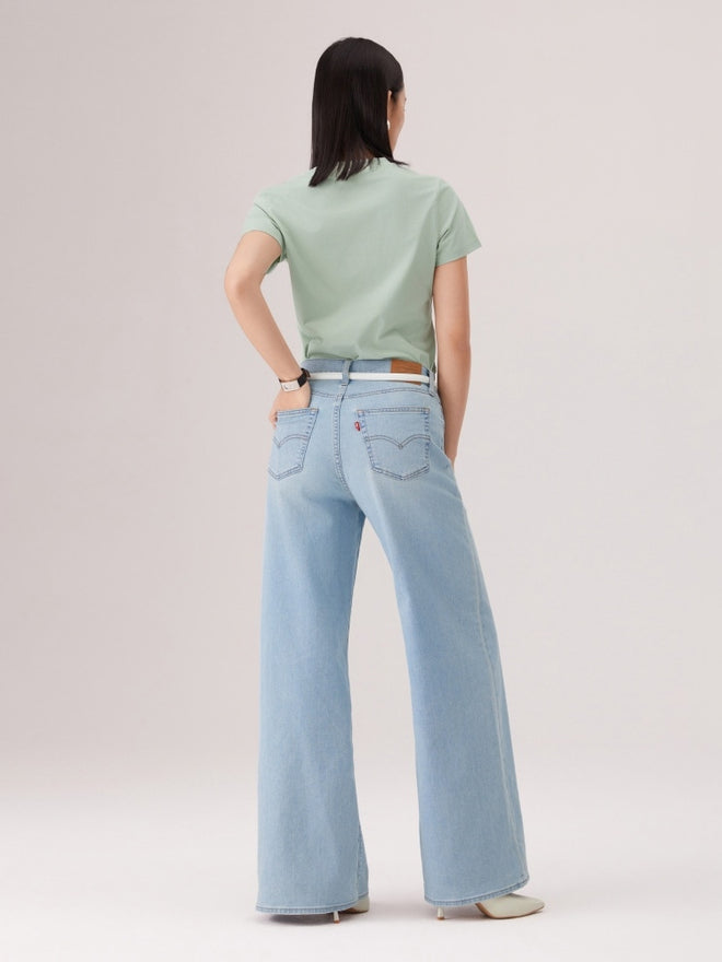  levi's® 728™ 高腰超寬腿牛仔褲 | 女裝 0039B00262430 Light Wash  – Levi's 香港