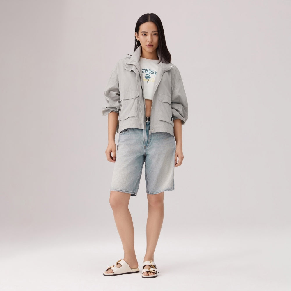  levi's® anti-uv 連帽外套 | 女裝 006OK0002M- Grey – Levi's 香港