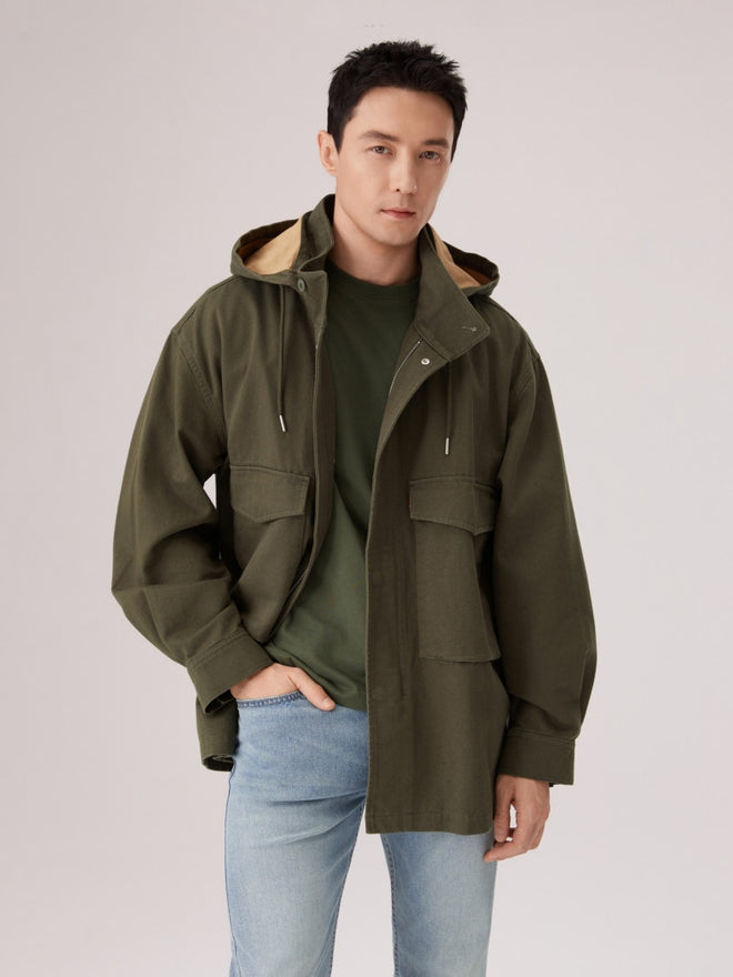  levi's® 連帽工裝外套 | 男裝   006NR0001S- Green  – Levi's 香港