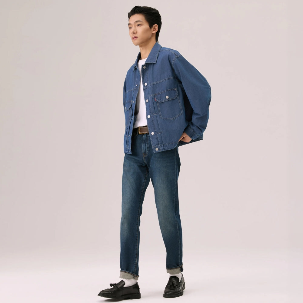 levi's® cool tech hooded type ii trucker jacket 006PC0000L- Indigo – Levi's Hong Kong
