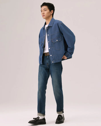  levi's® cool tech hooded type ii trucker 連帽牛仔外套 | 男裝 006PC0000S- Indigo  – Levi's 香港