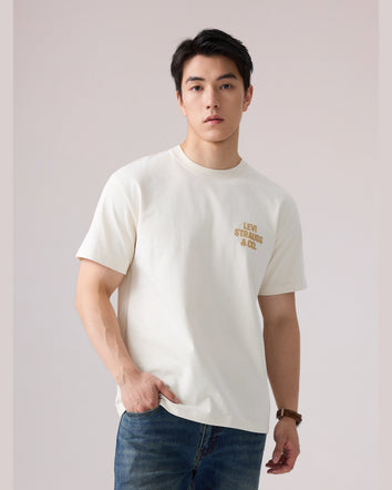  levi's® 胸口 logo 寬鬆 t恤 | 男裝 006Q00000XS- White  – Levi's 香港