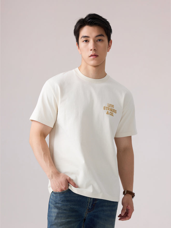  levi's® 胸口 logo 寬鬆 t恤 | 男裝 006Q00000M- White  – Levi's 香港