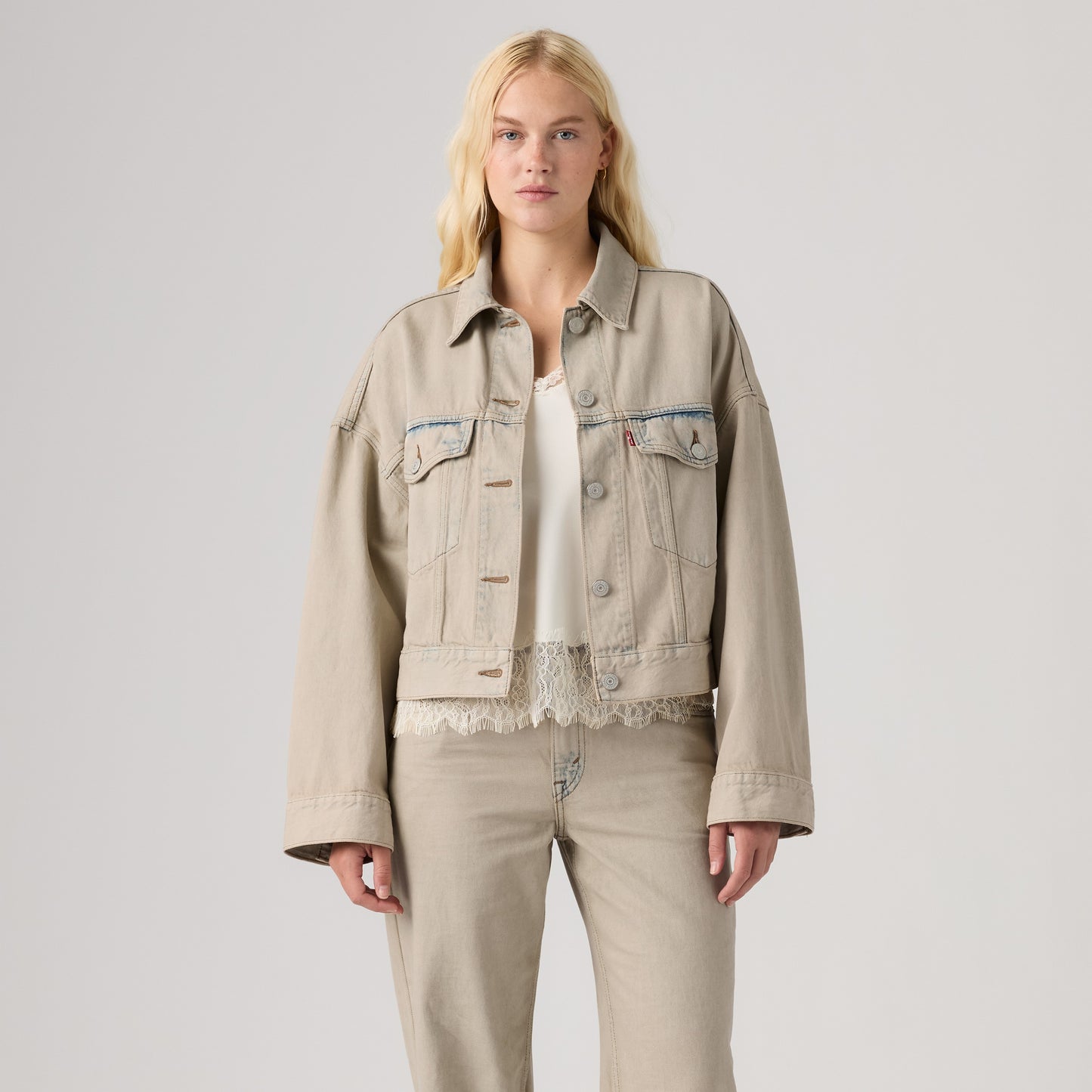 ROSÉ朴彩英同款 Levi's® 寬鬆短版 Trucker 外套 | 女裝