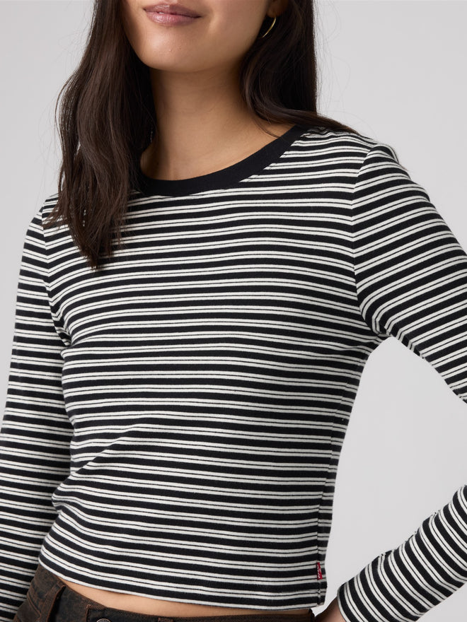 rosé's style levi's® women's essential baby long-sleeve tee 008SS0008XS- Multicolor  – Levi's Hong Kong