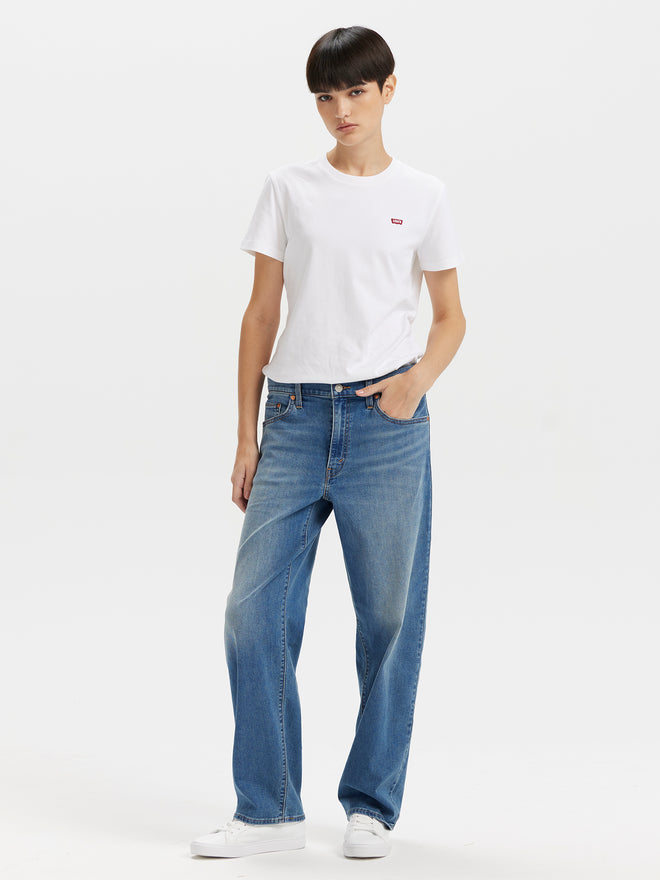 levi’s® women's baggy dad mid-rise straight jeans A349400732330 Indigo  – Levi's Hong Kong