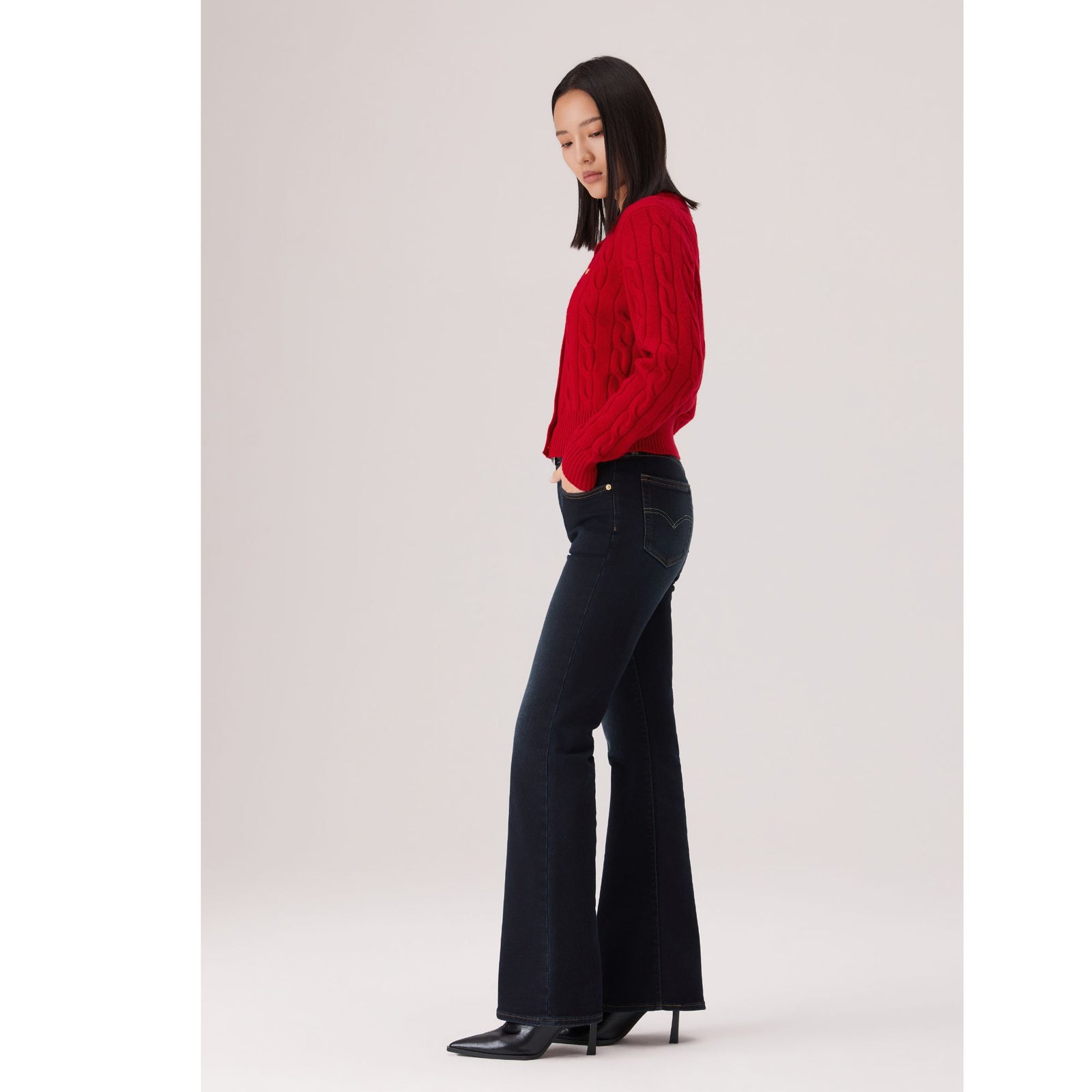 levi's® 726™ 高腰喇叭牛仔褲 | 女裝 A341001932530 Indigo – Levi's 香港