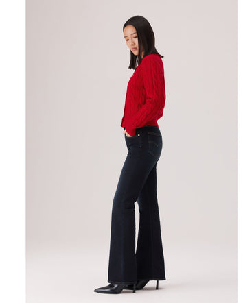 levi's® 726™ 高腰喇叭牛仔褲 | 女裝 A341001932430 Indigo  – Levi's 香港