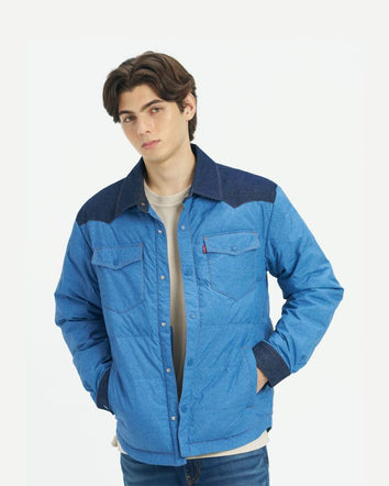 levi's® men's denim tech cotton jacket 004Z50000XS- Blue  – Levi's Hong Kong