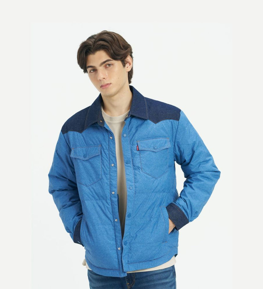 levi's® men's denim tech cotton jacket 004Z50000XS- Blue – Levi's Hong Kong