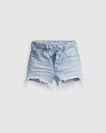 levi's® 501® 原創高腰牛仔短褲 | 女裝 56327040724- Medium Indigo  – Levi's 香港