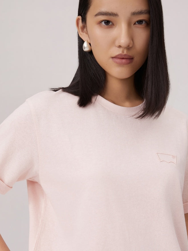 levi's® roll up graphic t-shirt | 女裝 006QD0001S- Pink  – Levi's 香港