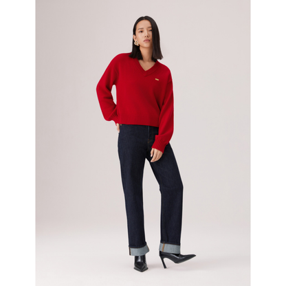 Levi's® Women's CNY V-Neck Sweater