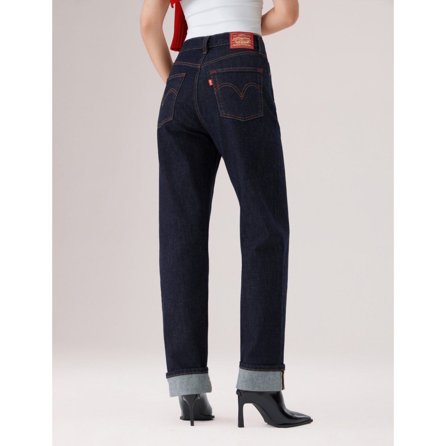 Levi's® Ribcage 高腰直筒牛仔褲 | 女裝