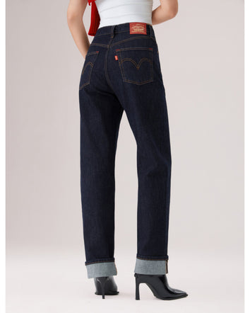 levi's® ribcage 高腰直筒牛仔褲 | 女裝 7907800662530 Indigo  – Levi's 香港