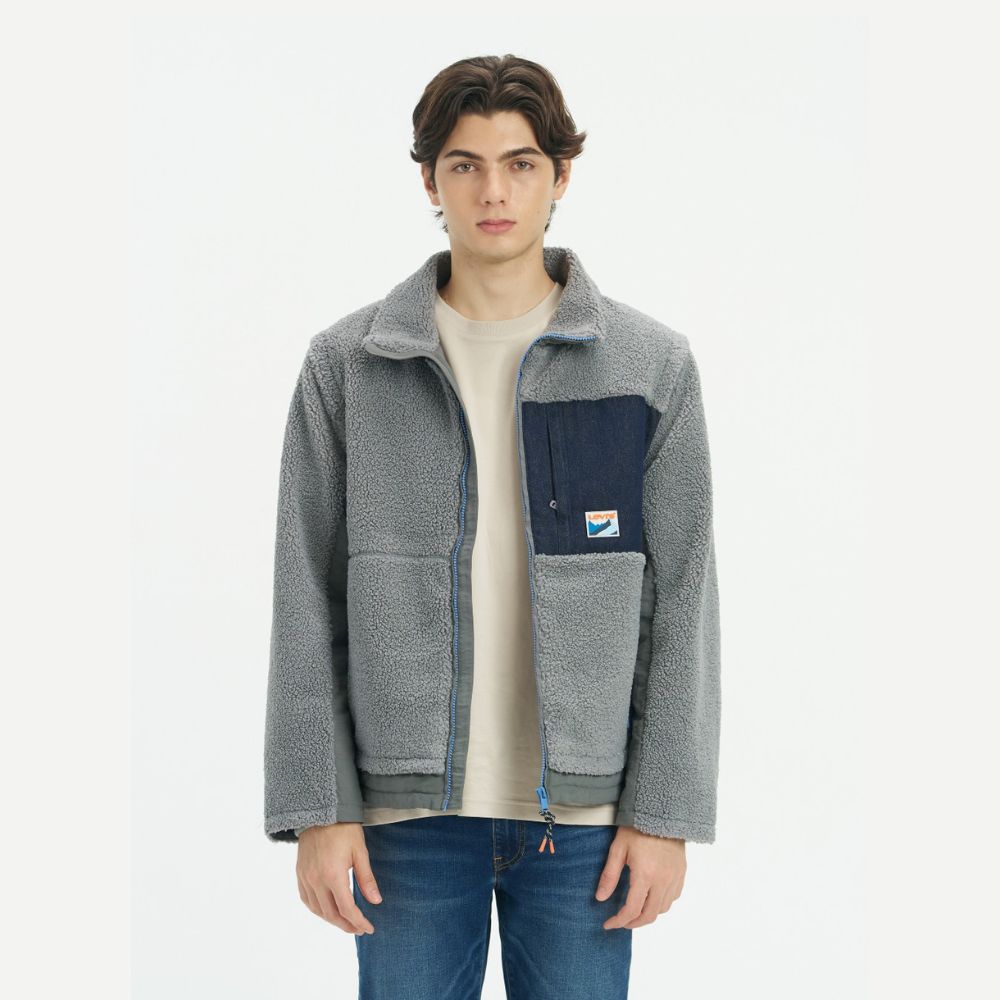 levi's®  men's lambswool warm jacket with removable sleeves 004YZ0001S- Multicolor – Levi's Hong Kong