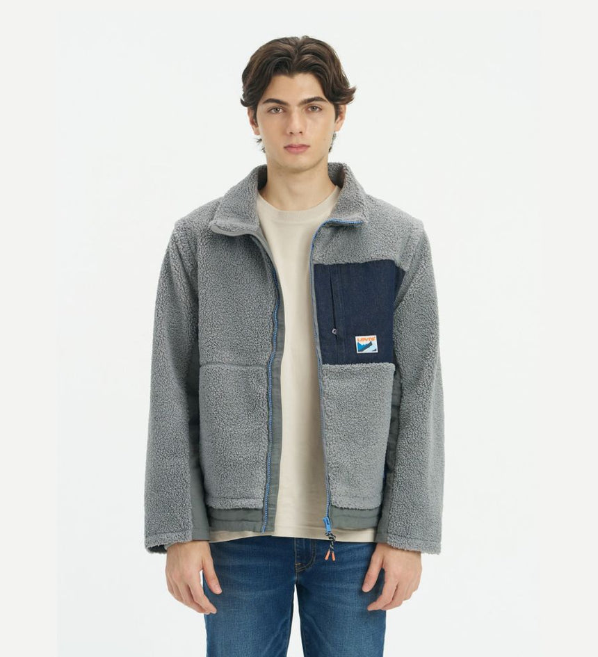 levi's®  men's lambswool warm jacket with removable sleeves 004YZ0001L- Multicolor – Levi's Hong Kong