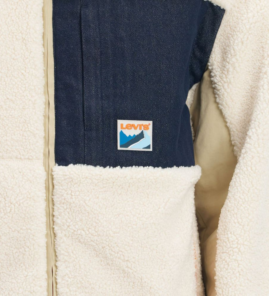 levi's®  men's lambswool warm jacket with removable sleeves 004YZ0000XS- Multicolor – Levi's Hong Kong