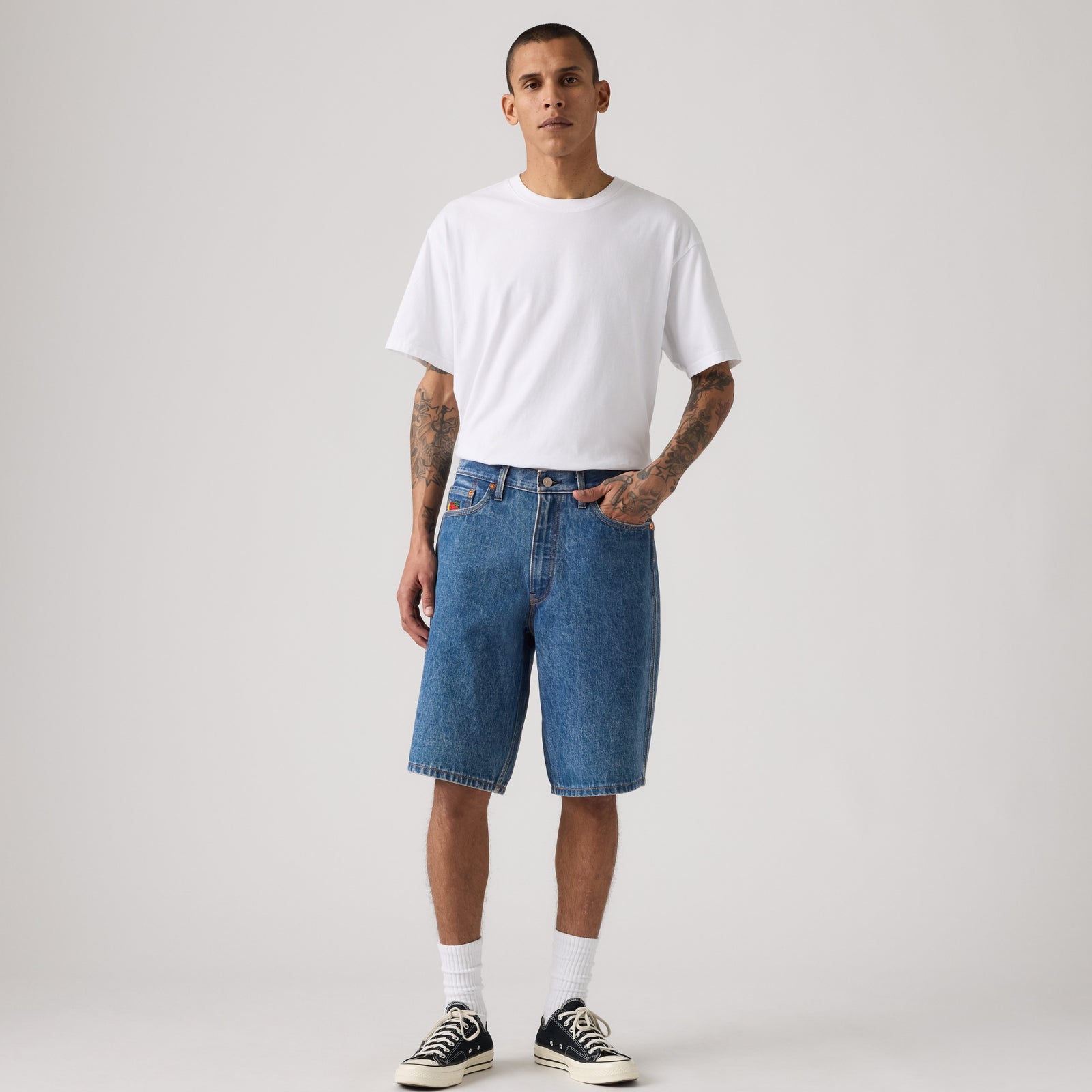 levi’s® x sky high farm goods baggy utility shorts 005S2000029- Blue – Levi's Hong Kong