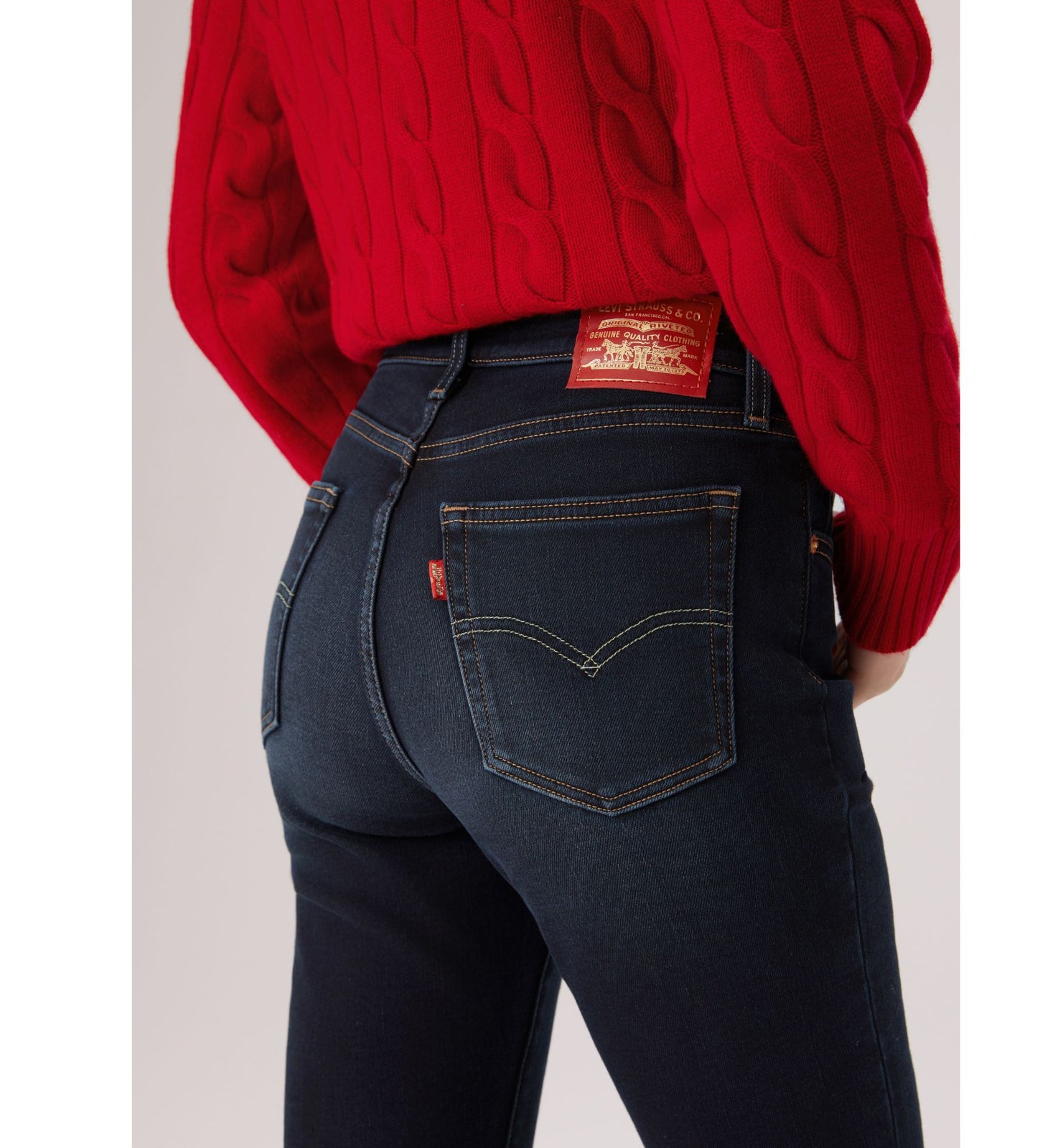levi's® 726™ 高腰喇叭牛仔褲 | 女裝 A341001932530 Indigo – Levi's 香港