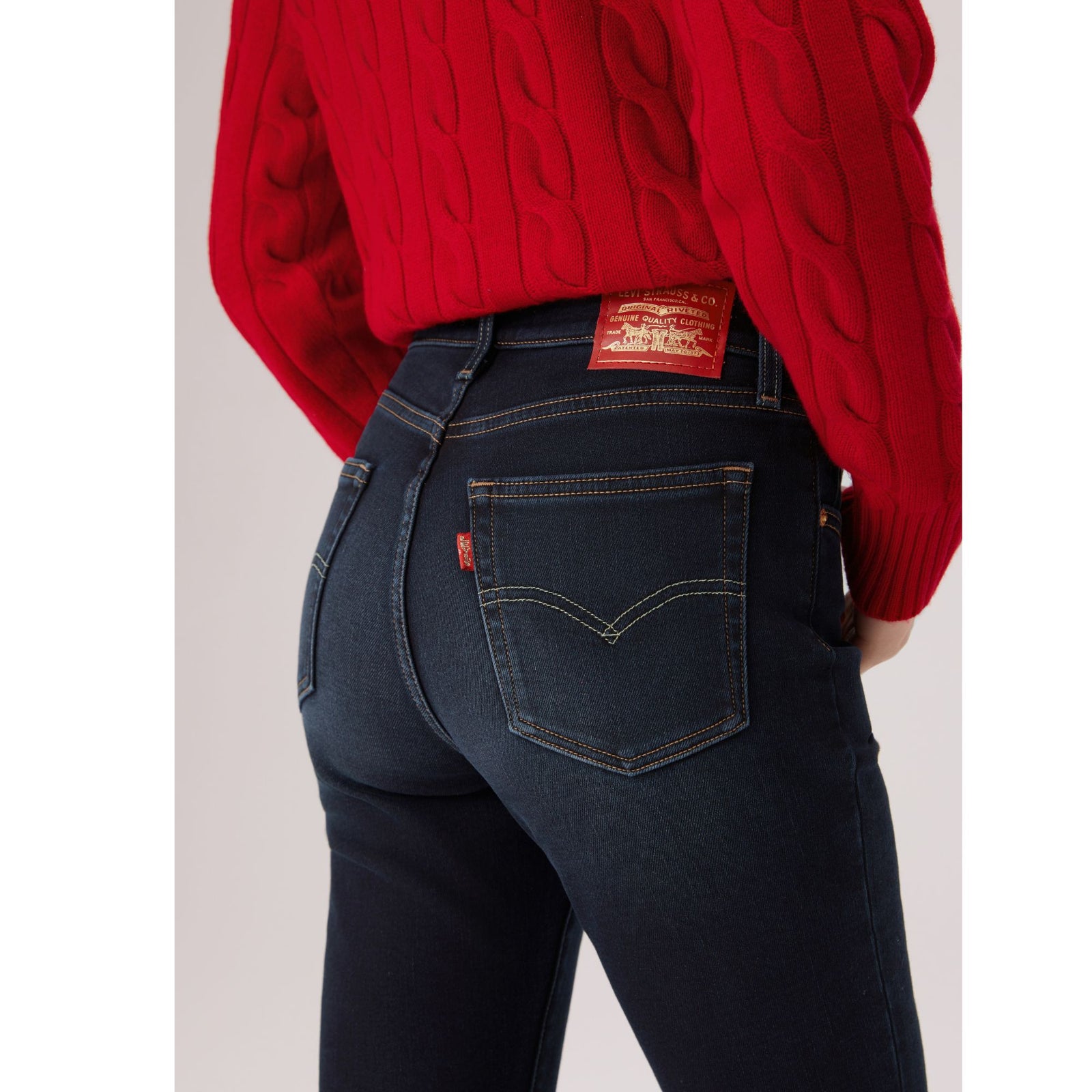 levi's® 726™ 高腰喇叭牛仔褲 | 女裝 A341001932530 Indigo – Levi's 香港