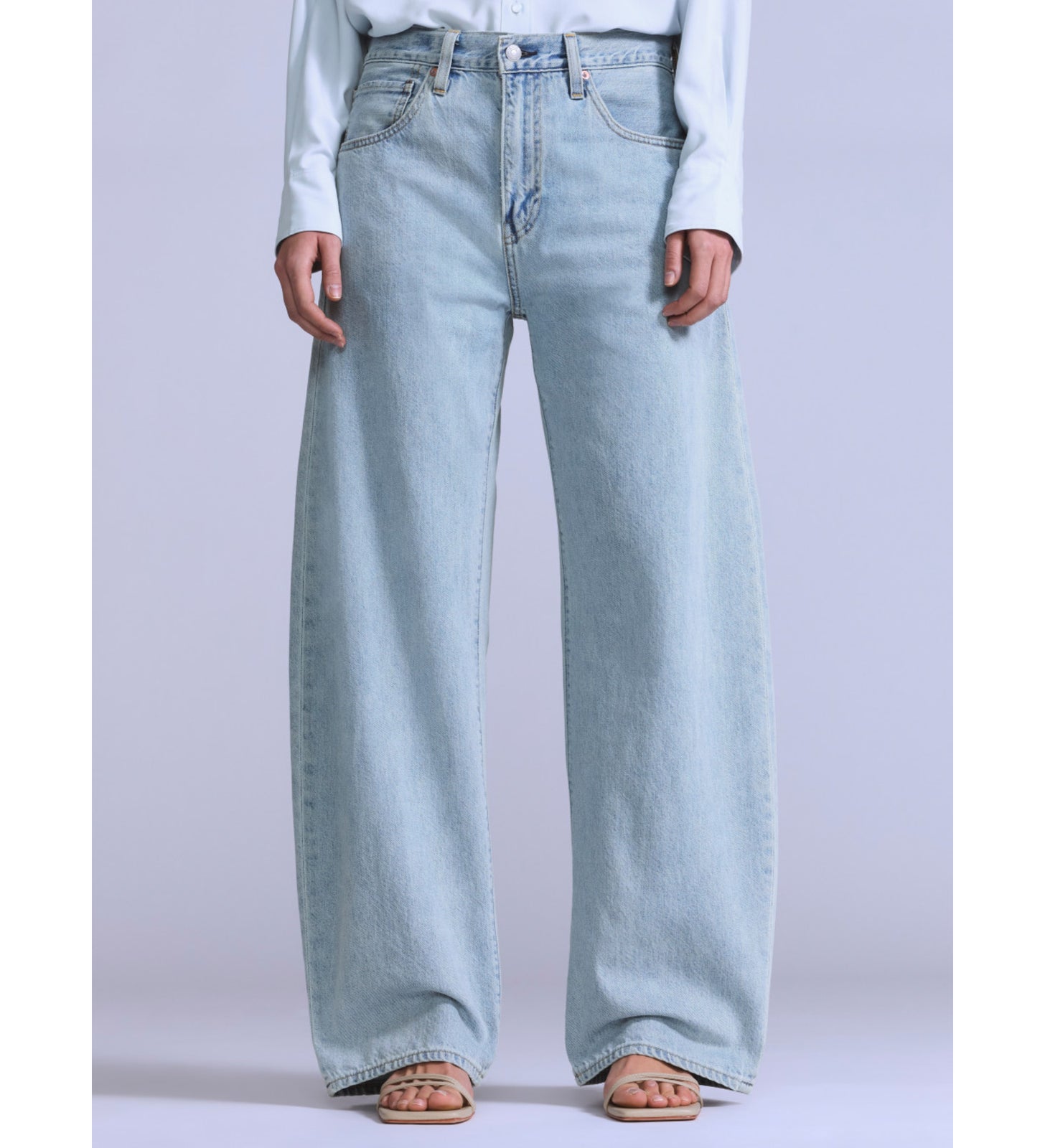 levi's® blue tab™ drop barrel 牛仔褲 | 女裝 003J400032429 Light Indigo – Levi's 香港