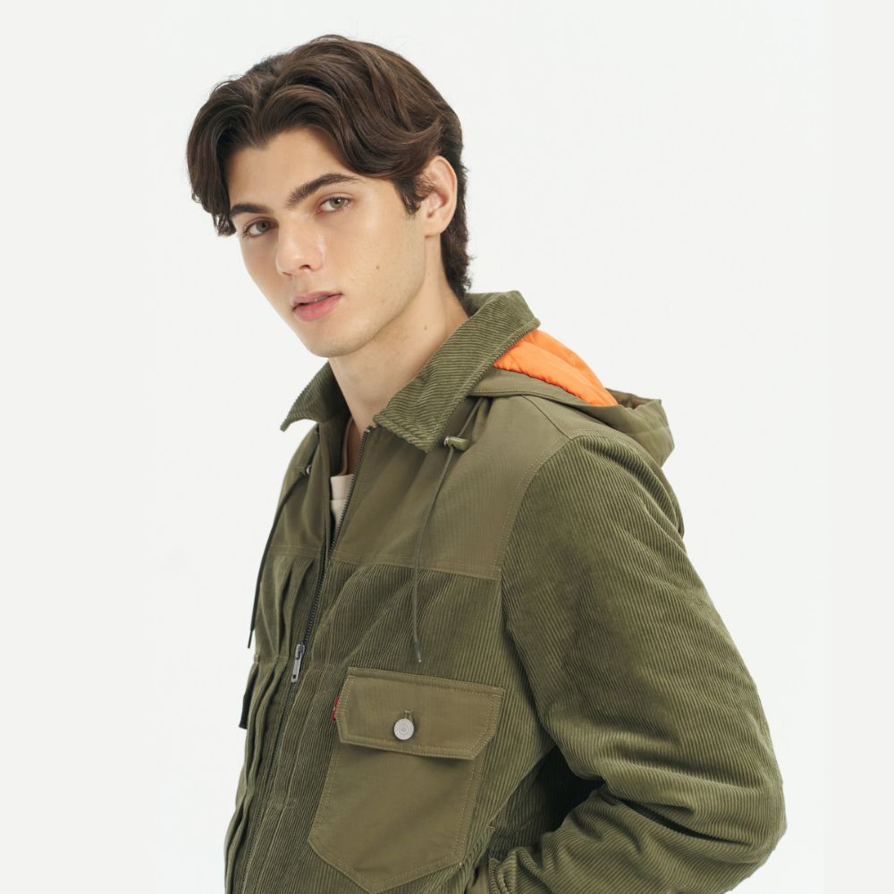 levi's® 棉質外套|男裝 004YS0001S- Green – Levi's 香港