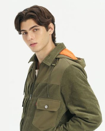 levi's® men's cotton jacket 004YS0001S- Green  – Levi's Hong Kong