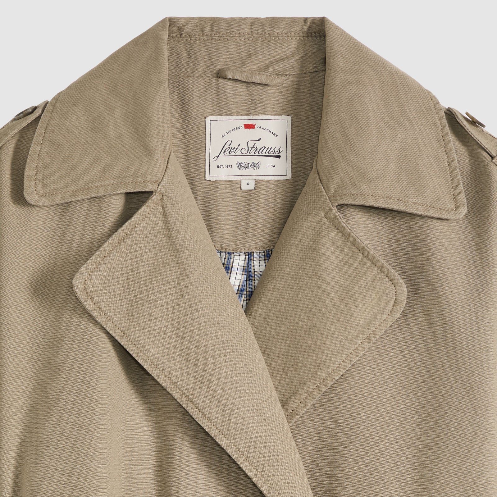 rosé朴彩英同款 levi's® serena 風衣 | 女裝 006RW0004XXS- Fallen Rock - Brown – Levi's 香港