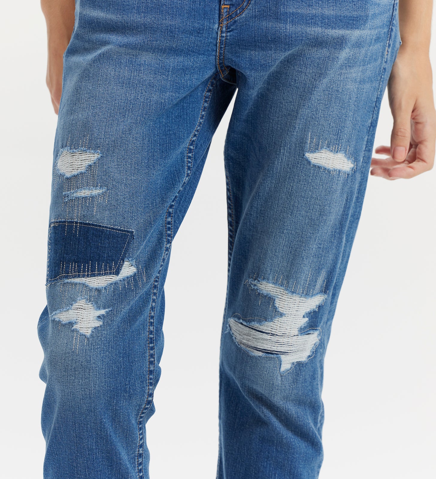 levi’s®  boyfriend中腰錐形牛仔褲 | 女款 1988703882427 Indigo – Levi's 香港