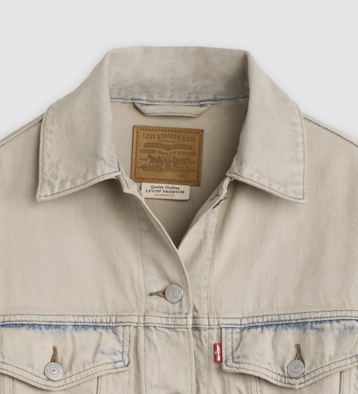 rosé朴彩英同款 levi's® 寬鬆短版 trucker 外套 | 女裝 0089L0017XXS- New Hire Trucker - Light Wash – Levi's 香港