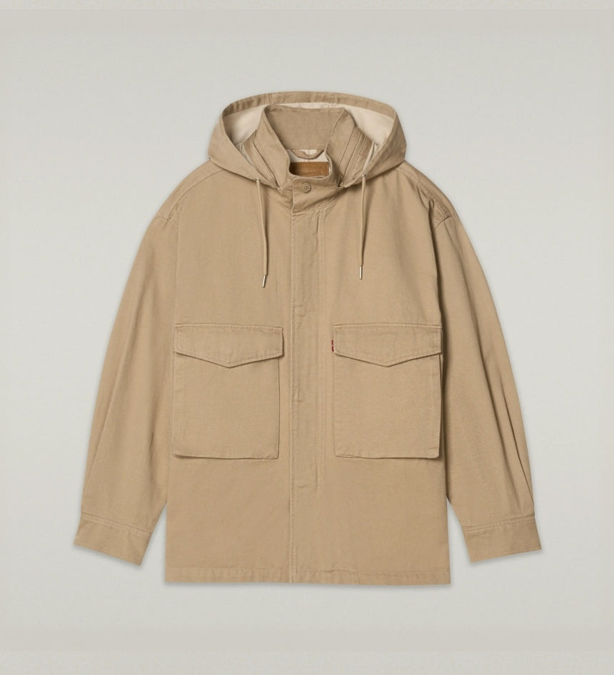 levi's® americana hood relaxed unlined jacket 006NR0000S- Beige – Levi's Hong Kong