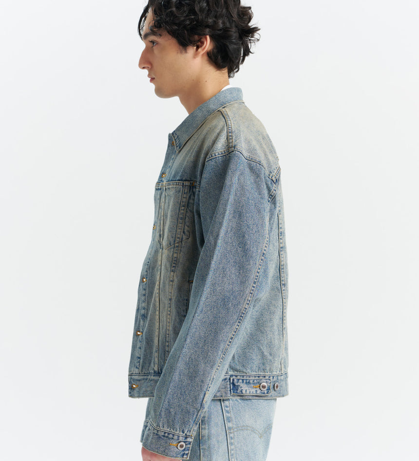 levi’s® silvertab type iii 寬鬆牛仔外套|男裝 004GI0001S- Indigo – Levi's 香港