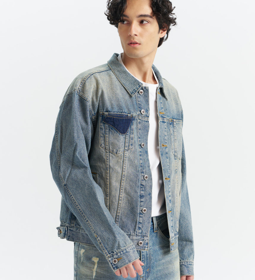 levi’s® silvertab type iii 寬鬆牛仔外套|男裝 004GI0001S- Indigo – Levi's 香港