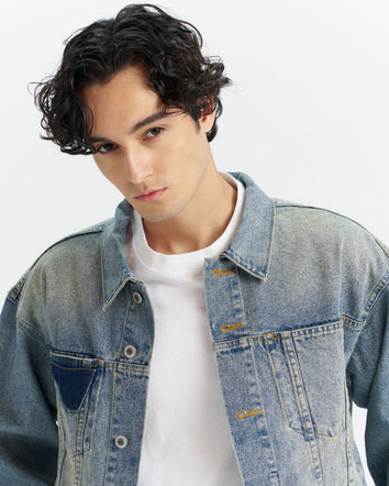 levi’s® silvertab type iii 寬鬆牛仔外套|男裝 004GI0001S- Indigo  – Levi's 香港