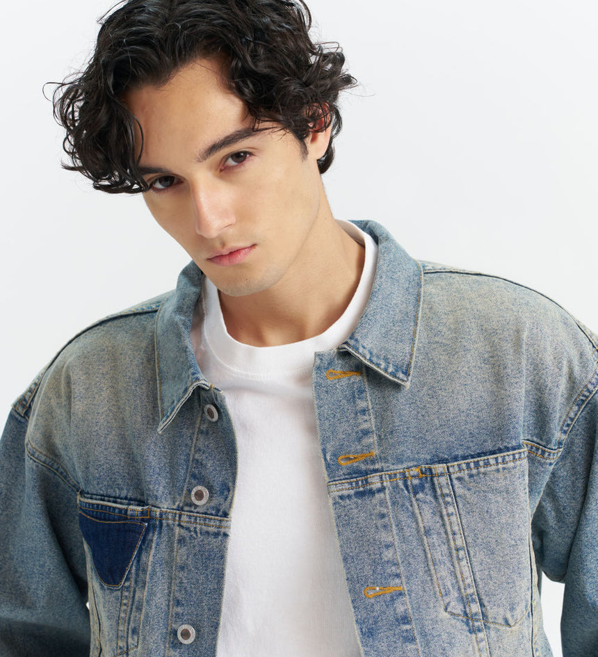 levi’s® silvertab type iii 寬鬆牛仔外套|男裝 004GI0001S- Indigo – Levi's 香港