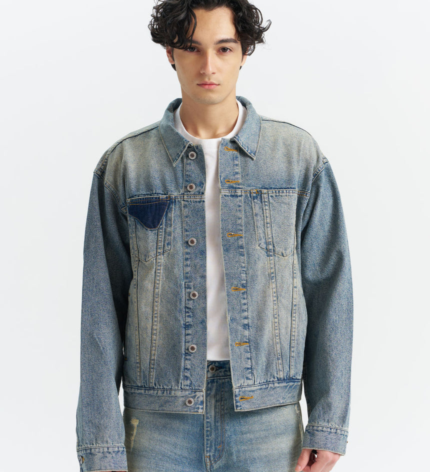 levi’s® silvertab type iii 寬鬆牛仔外套|男裝 004GI0001S- Indigo – Levi's 香港