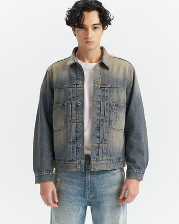 levi’s® men's silvertab type ii denim jacket 004GJ0000M- Indigo  – Levi's Hong Kong
